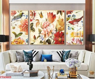 File tranh Tranh treo pha lê gương FT63603 (bản gốc) in canvas