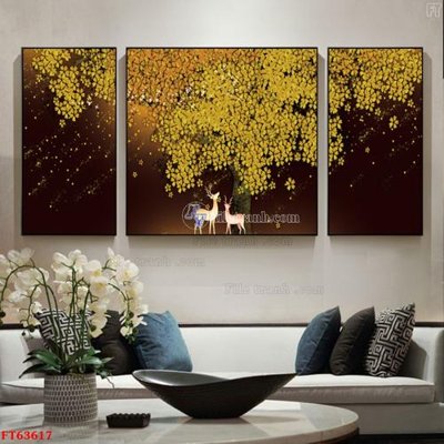 File tranh Tranh treo pha lê gương FT63617 (ảnh gốc) không bị mờ