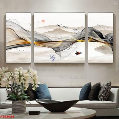 File gốc Tranh treo pha lê gương FT63634 (in ấn) không giới hạn