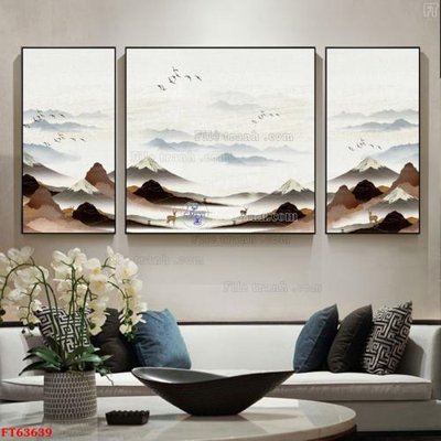 Tải file Tranh treo pha lê gương FT63639 (PSD) cho in tranh 3D