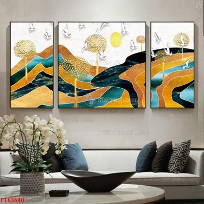 Download file Tranh treo pha lê gương FT63640 (chất lượng in ấn)