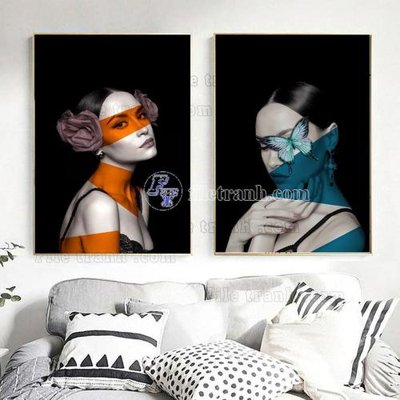 File tranh File tranh hiện đại pha lê gương FT650 (bản gốc) in canvas