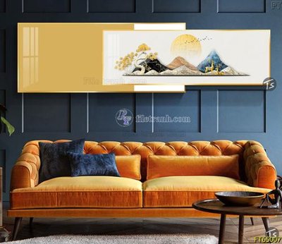 File gốc Tranh treo tường lồng ghép hiện đại FT65007 (PNG) nền trong suốt