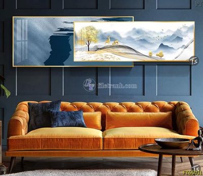 File in ấn Tranh treo tường lồng ghép hiện đại FT65031 (bản gốc) cao cấp