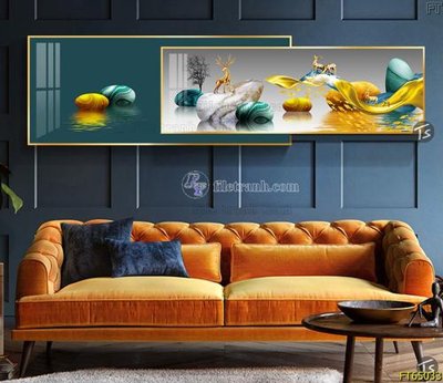 File tranh Tranh treo tường lồng ghép hiện đại FT65033 (bản gốc) treo phòng ăn