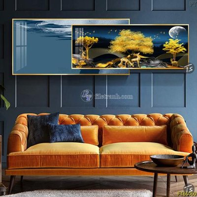 File gốc Tranh treo tường lồng ghép hiện đại FT65060 (in mica) cắt laser