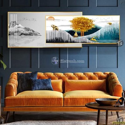 File ảnh Tranh treo tường lồng ghép hiện đại FT65070 (gốc) in biển hiệu