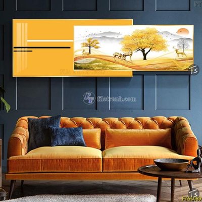File gốc in ấn Tranh treo tường lồng ghép hiện đại FT65089 (sẵn sàng tải về)