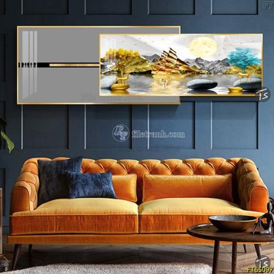 Tải file Tranh treo tường lồng ghép hiện đại FT65097 (gốc) in trên mọi chất liệu