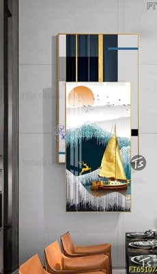 File PSD Tranh treo tường lồng ghép hiện đại FT65107 (gốc) cho in quảng cáo