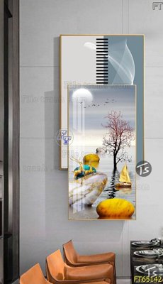 File in ấn cao cấp Tranh treo tường lồng ghép hiện đại FT65142 (file gốc)