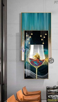 Tải file Tranh treo tường lồng ghép hiện đại FT65147 (ảnh gốc) in tráng gương
