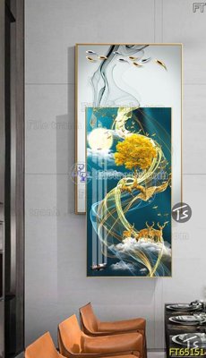 File ảnh Tranh treo tường lồng ghép hiện đại FT65151 (gốc) in poster