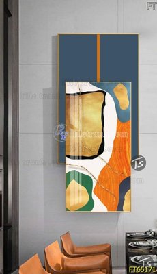 File gốc Tranh treo tường lồng ghép hiện đại FT65171 (bản quyền) cho in ấn
