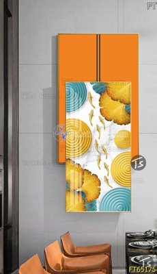 Ảnh gốc Tranh treo tường lồng ghép hiện đại FT65175 (độ nét cao) in mica