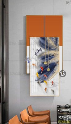 File gốc Tranh treo tường lồng ghép hiện đại FT65180 (AI/EPS) cho in ấn