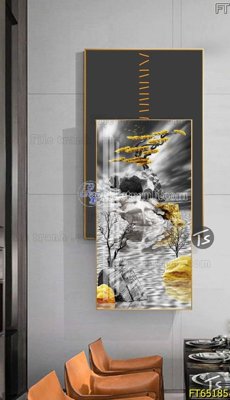 File in trần Tranh treo tường lồng ghép hiện đại FT65185 (bản gốc) đại dương