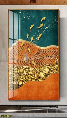 File in trần Tranh treo pha lê gương FT66007 (bản gốc) 5D