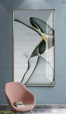 File PSD Tranh treo pha lê gương FT66043 (bản gốc) dễ dàng edit