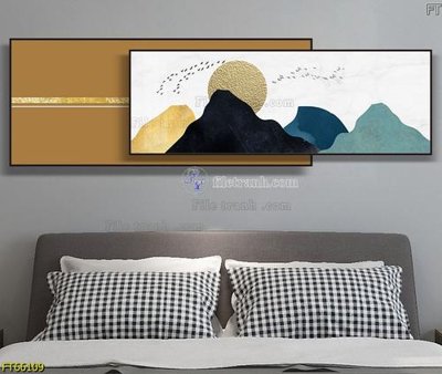 Download file gốc Tranh treo pha lê gương FT66109 (in mica) logo