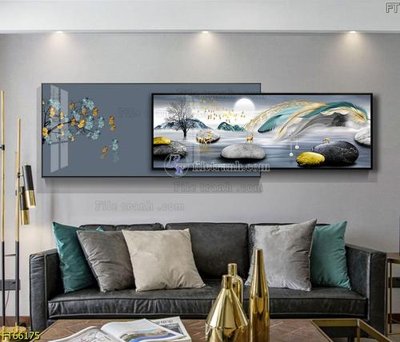 Tải file gốc Tranh treo pha lê gương FT66175 (bản PSD) còn layer