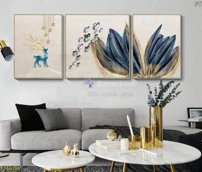 File ảnh Tranh treo pha lê gương FT66189 (gốc) in quảng cáo ngoài trời