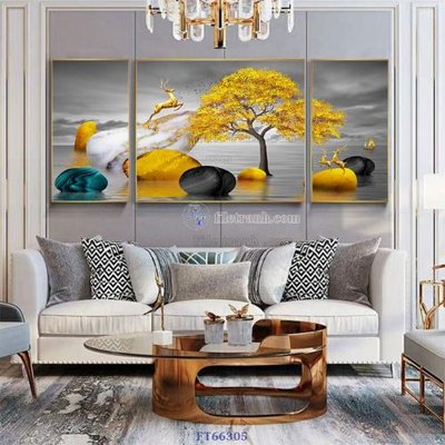 File tranh Tranh treo pha lê gương FT66305 (gốc) in film