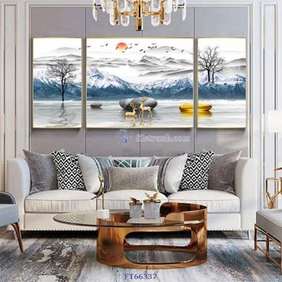 File ảnh Tranh treo pha lê gương FT66337 (gốc) in backdrop sự kiện