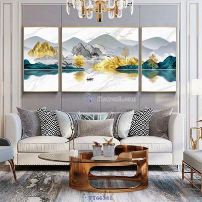 Hình ảnh file gốc Tranh treo pha lê gương FT66341 cho in UV