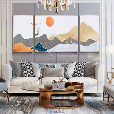 File tranh Tranh treo pha lê gương FT66362 (gốc) in backlit film