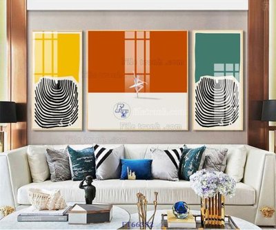 File gốc Tranh treo pha lê gương FT66382 (trang trí) phòng làm việc