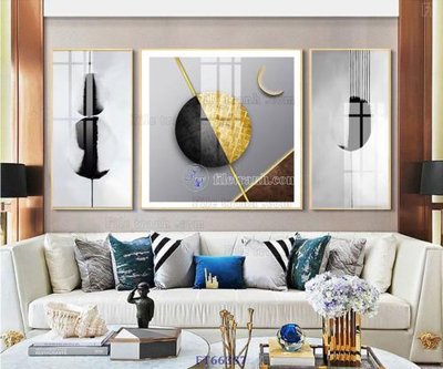 File gốc Tranh treo pha lê gương FT66387 (ảnh chi tiết) để in trần