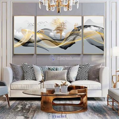 Ảnh gốc Tranh treo pha lê gương FT66397 (siêu chi tiết) để in ấn