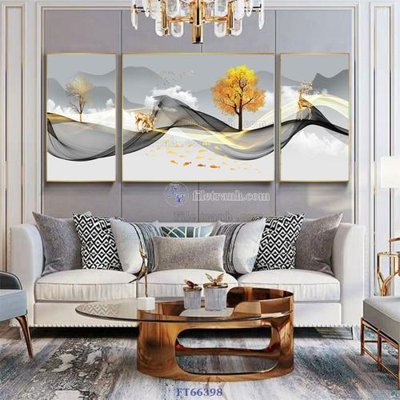 File PSD Tranh treo pha lê gương FT66398 (bản gốc) cho nhà in