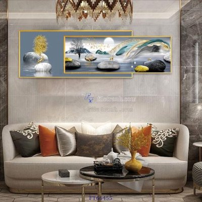File tranh Tranh treo pha lê gương FT66455 (ảnh gốc) in trần 3D