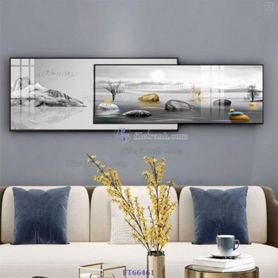 File tranh Tranh treo pha lê gương FT66461 (gốc) chủ đề tĩnh vật