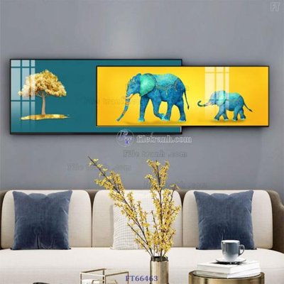 File tranh gốc Tranh treo pha lê gương FT66463 (bản quyền) file PSD