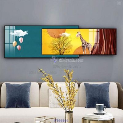 File ảnh Tranh treo pha lê gương FT66466 (gốc) in biển hiệu