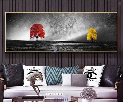 File tranh Tranh treo pha lê gương FT66518 (ảnh gốc) độc quyền