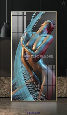 Download file ảnh gốc Tranh treo pha lê gương FT66550 để in ấn
