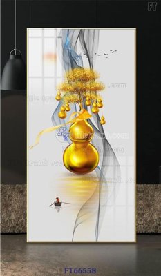 File gốc Tranh treo pha lê gương FT66558 (in mica) làm quà tặng