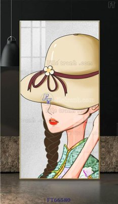 File in ấn Tranh treo pha lê gương FT66580 (bản gốc) cao cấp