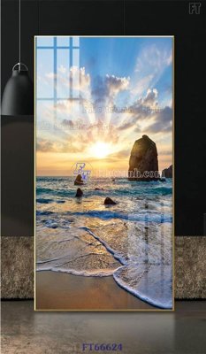 File tranh Tranh treo pha lê gương FT66624 (ảnh gốc) độc quyền