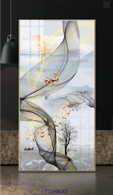 Tải file Tranh treo pha lê gương FT66633 (ảnh gốc) in tráng gương