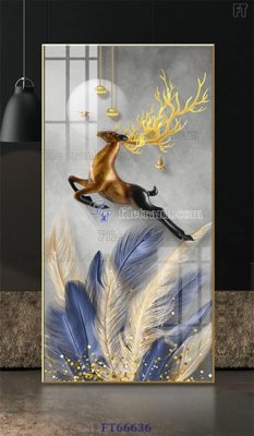 Mua file gốc Tranh treo pha lê gương FT66636 (chất lượng) tại Filetranh.com