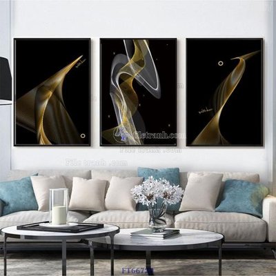 File tranh Tranh treo pha lê gương FT66729 (gốc) phong cách tối giản