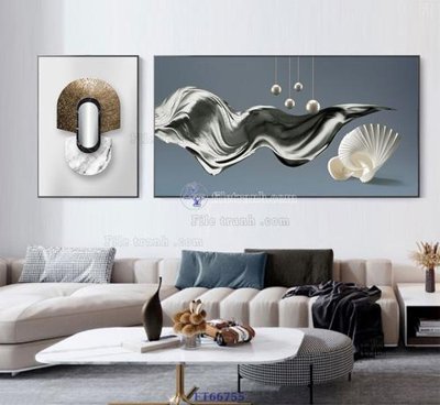 Tệp tin gốc Tranh treo pha lê gương FT66755 (dùng cho in ấn) chuyên nghiệp