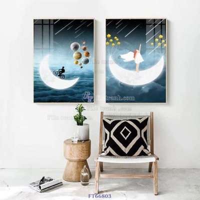 Hình ảnh gốc Tranh treo pha lê gương FT66803 (để in khổ lớn)