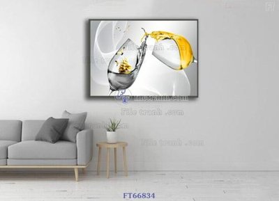 Download file gốc Tranh treo pha lê gương FT66834 (in mica) trong suốt