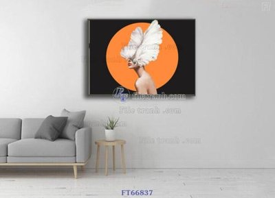 File tranh ảnh gốc Tranh treo pha lê gương FT66837 dùng cho in khổ lớn